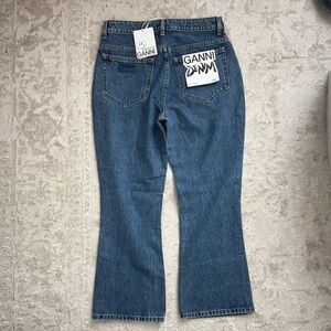 Ganni Dark Blue Flare Jeans